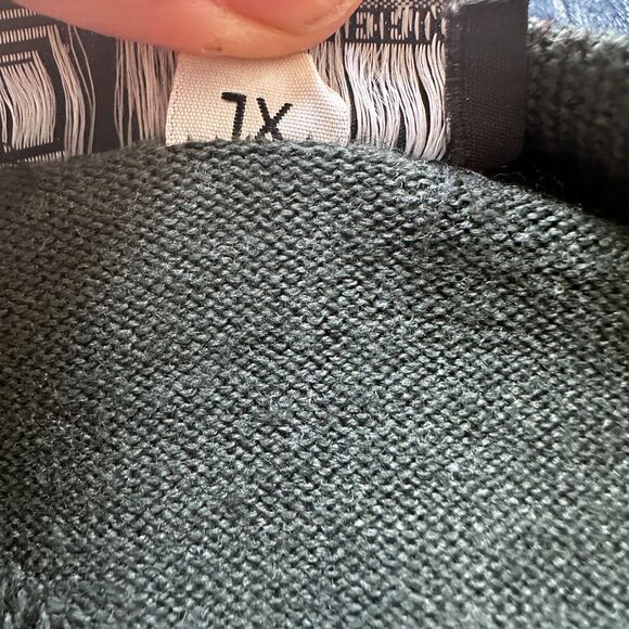 Lino Orefice Emerald Green 100% Virgin Wool Italian Sweater - Men XL - Picture 6 of 6